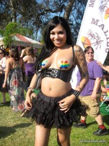 She was cute and bubbly.