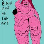 Grimy Goods Cartoon summer bikini2